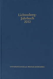 Lichtenberg-Jahrbuch 2012 - Cover