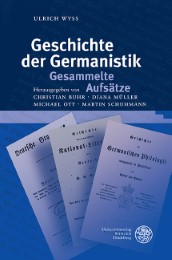 Geschichte der Germanistik - Gesammelte Aufsätze - Cover