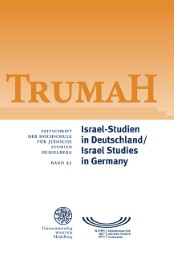 Israel-Studien in Deutschland/Israel Studies in Germany