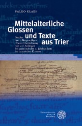 Mittelalterliche Glossen und Texte aus Trier - Cover