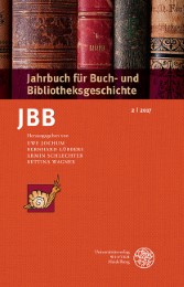 Jahrbuch für Buch- und Bibliotheksgeschichte 2/2017