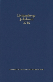 Lichtenberg-Jahrbuch 2016