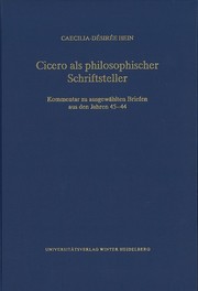 Cicero als philosophischer Schriftsteller - Cover