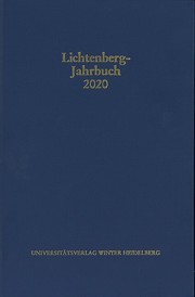 Lichtenberg-Jahrbuch 2020 - Cover