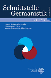 Schnittstelle Germanistik, Bd 1.2 (2021) - Cover