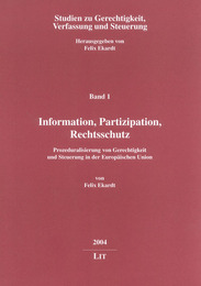 Information, Partizipation, Rechtsschutz - Cover