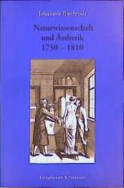 Naturwissenschaft und Ästhetik 1750-1810 - Cover