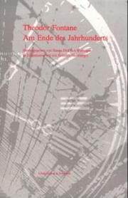 Theodor Fontane: Am Ende des Jahrhunderts 2 - Cover