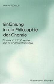 Einführung in die Philosophie der Chemie - Cover