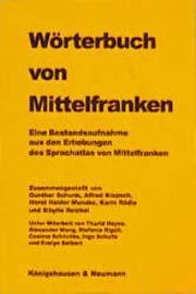 Wörterbuch von Mittelfranken - Cover