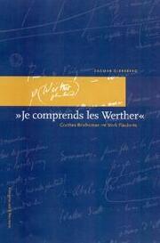 'Je Comprends les Werther' - Cover