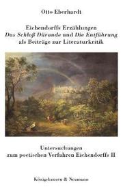 Eichendorffs Erzählungen 'Das Schloss Dürande' und 'Die Entführung' als Beiträge - Cover