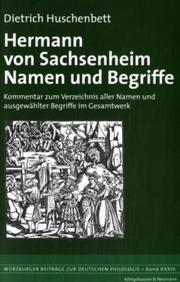 Hermann von Sachsenheim - Namen und Begriffe