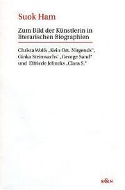 Zum Bild der Künstlerin in literarischen Biographien - Cover