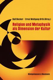 Religion und Metaphysik als Dimension der Kultur - Cover