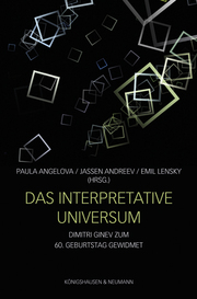 Das interpretative Universum - Cover