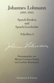 Johannes Lohmann (1895-1983) - Cover