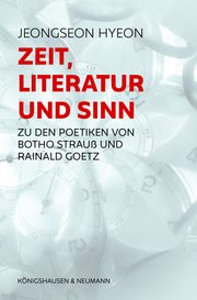 Zeit, Literatur und Sinn - Cover