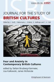 Fear and Anxiety in Contemporary British Cultures