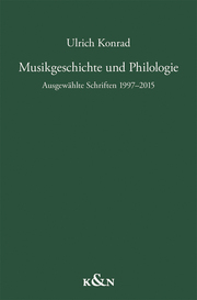 Musikgeschichte und Philologie - Cover