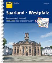 ADAC Stadtatlas Saarland, Westpfalz 1:20 000 mit Luxemburg Sud, Obermosel - Cover