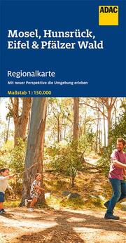 ADAC Regionalkarte Blatt 11 Mosel, Eifel, Hunsrück, Pfälzer Wald 1:150 000