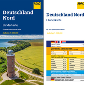 ADAC Länderkarte Deutschland Nord 1:500.000 - Abbildung 2
