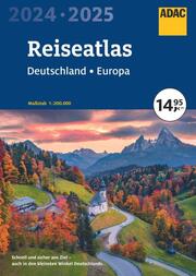 ADAC Reiseatlas 2024/2025 Deutschland 1:200.000, Europa 1:4,5 Mio. - Cover
