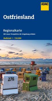 ADAC Regionalkarte 04 Ostfriesland 1:150.000 - Cover