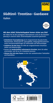ADAC Urlaubskarte Südtirol, Trentino, Gardasee 1:200.000 - Abbildung 3