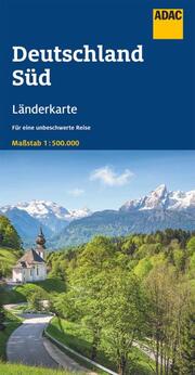 ADAC Länderkarte Deutschland Süd 1:500 000 - Cover
