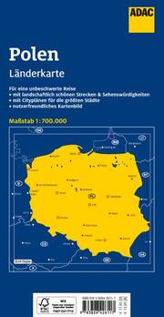 ADAC Länderkarte Polen 1:700.000 - Abbildung 1