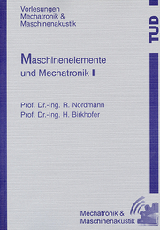 Maschinenelemente und Mechatronik I - Cover