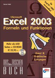 Microsoft Excel 2003: Formeln und Funktionen II