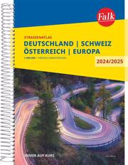 Falk Straßenatlas 2024/2025 Deutschland, Schweiz, Österreich 1:300.000 - Cover