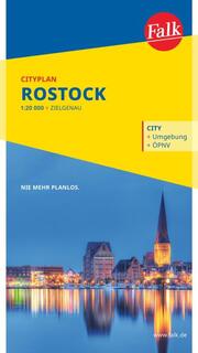 Falk Cityplan Rostock 1:20.000