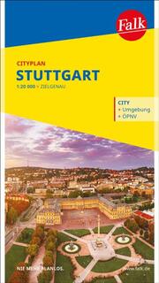 Falk Cityplan Stuttgart 1:21.000