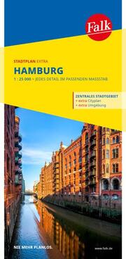Falk Stadtplan Extra Hamburg 1:25.000 - Cover