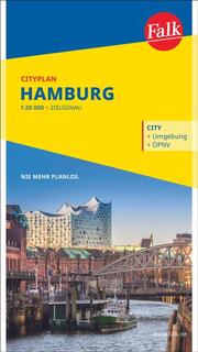 Falk Cityplan Hamburg 1:22.500 - Cover