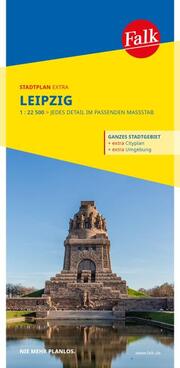 Falk Stadtplan Extra Leipzig 1:22.500 - Cover