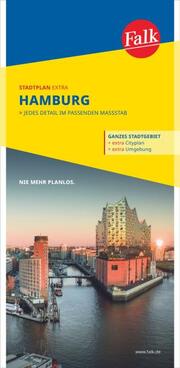 Falk Stadtplan Extra Hamburg 1:22.500 - Cover