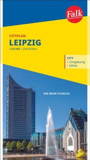 Falk Cityplan Leipzig 1:18.000
