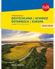 Falk Straßenatlas 2025/2026 Deutschland, Schweiz, Österreich 1:300.000 - Cover