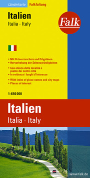 Italien. Länderkarte