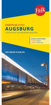 Falk Stadtplan Extra Augsburg 1:20.000 - Cover