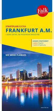 Falk Stadtplan Extra Frankfurt am Main 1:20.000