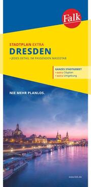 Falk Stadtplan Extra Dresden 1:20.000 - Cover