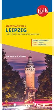 Falk Stadtplan Extra Leipzig 1:22 500