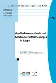 Geschlechterunterschiede und Geschlechterunterscheidungen in Europa - Cover