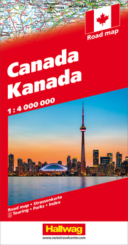 Kanada Strassenkarte 1:4 Mio.